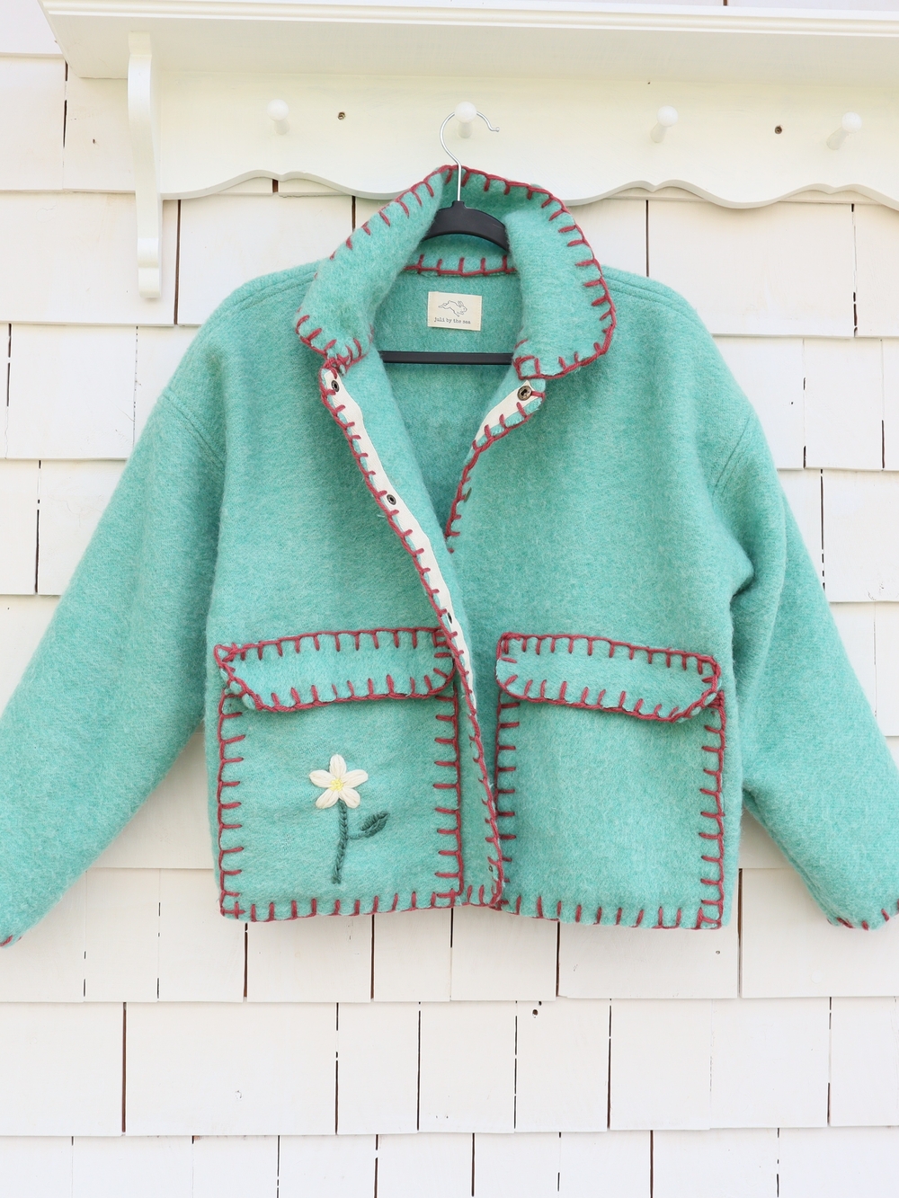 Upcycled Wool Blanket Jacket S • M • L - Picture 4 of 7